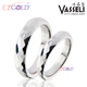 VASSELI ◤北極星空◢ 鎢鋼鑽石戒指(女)