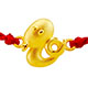 生肖金飾,12生肖金飾-蛇年-好運12生肖-蛇-紅繩黃金手鍊
