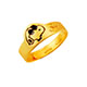 史努比戒指-史努比黃金飾品-史努比SNOOPY客製黃金戒指(訂金預付款)
