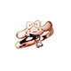 大耳狗戒指,kitty商品,kitty飾品,Cinnamoroll大耳狗-粉紅圍繞-純銀戒指