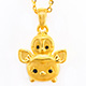 黃金墜子-迪士尼系列金飾-TSUM TSUM造型黃金墜子-小鹿斑比&奇奇款(加贈金色鋼鍊)